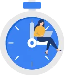 懐中時計のイラスト